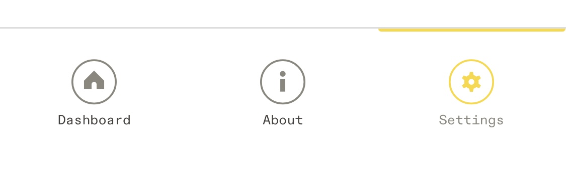Engagemobile Lowernav Settings